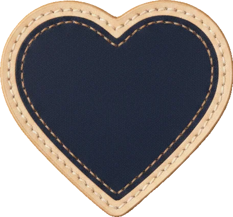 Navy heart simple